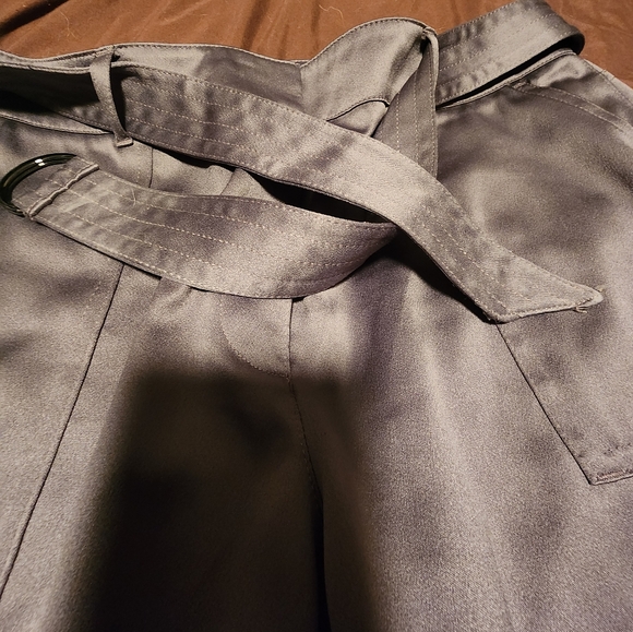 Whbm tapered grey silk cargo pants size 14 - Picture 6 of 9